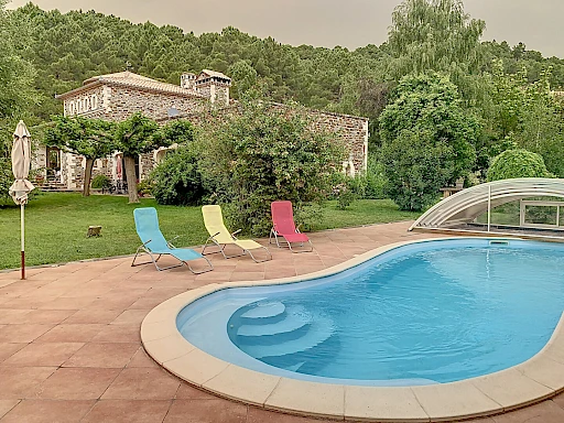 Propriété exceptionnelle à Malbosc -8 pièce(s) 260 m2