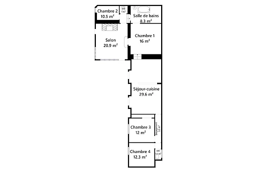Maison Tavel 6 pièce(s) 118 m2 - 14