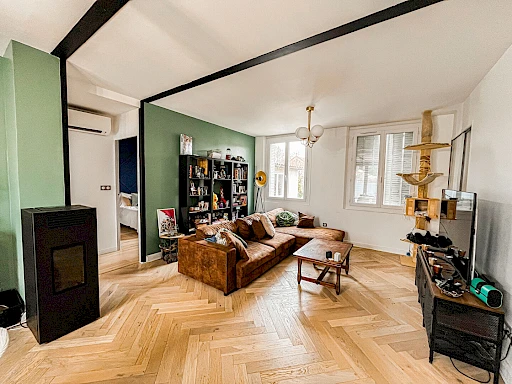 Appartement  rénové - 4 pièces 84 m2 - - 7