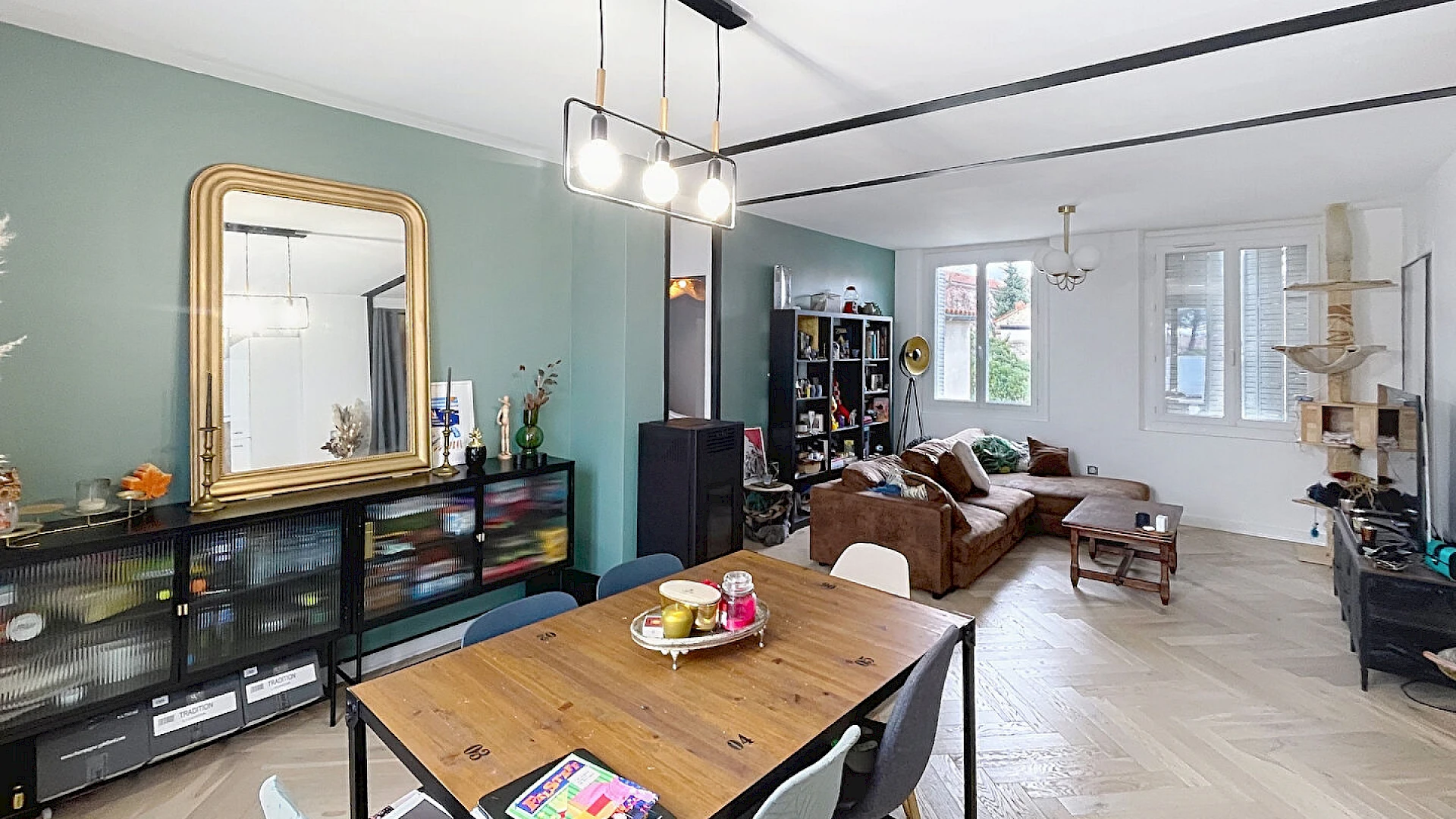Appartement  rénové - 4 pièces 84 m2 -