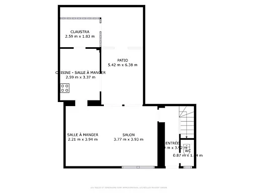 A LOUER AVIGNON ( 84000 ) PREMIERE CEINTURE EXTRAMUROS : Maison 3 pièces - cour - climatisée -meublée ou non meublée ! - 10